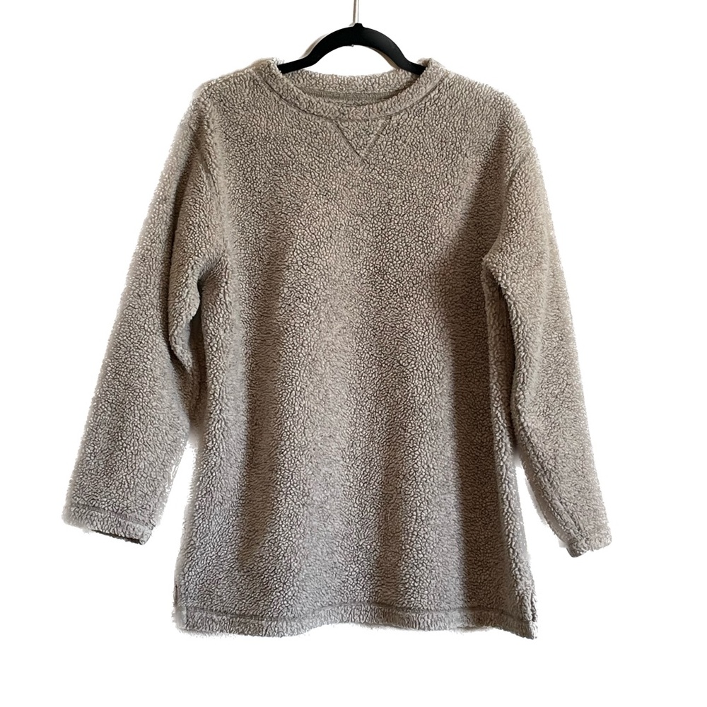 St. John’s Bay Long Heavyweight Sherpa Top Medium
